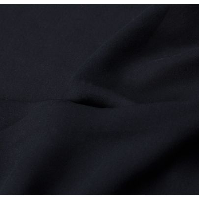 100% Silk Black Fabric