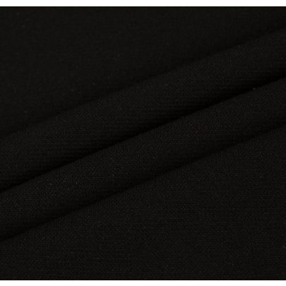 Rayon Elastane Black Fabric