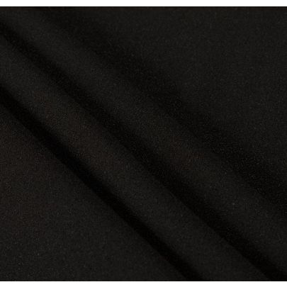 100% Lining Acetate Black Fabric