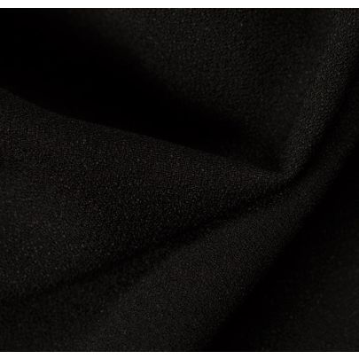 100% Lining Acetate Black Fabric
