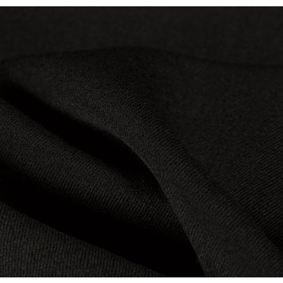 100% Wool Black Fabric