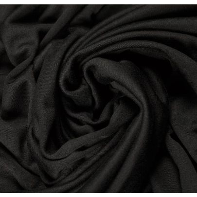 100% Rayon Jersey Black Fabric