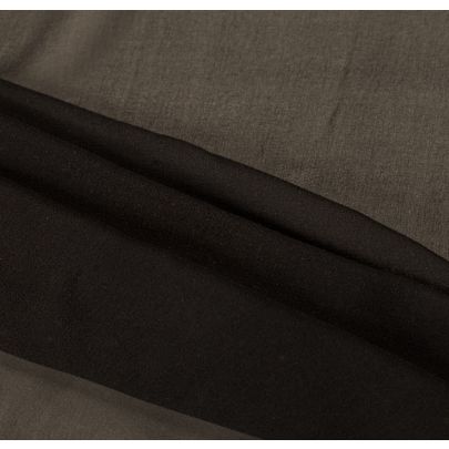 100% Silk Georgette Black Fabric