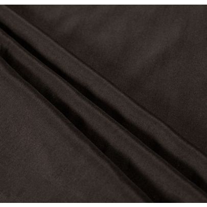 100% Silk Black Fabric