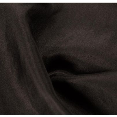 100% Silk Black Fabric
