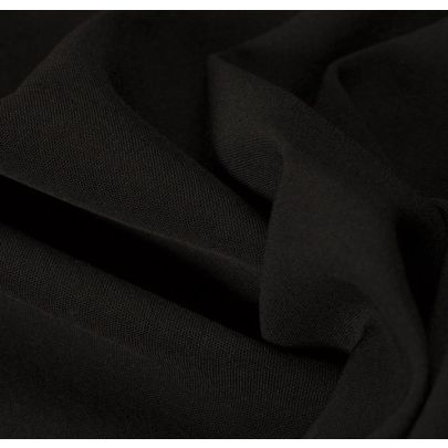 100% Wool Black Fabric