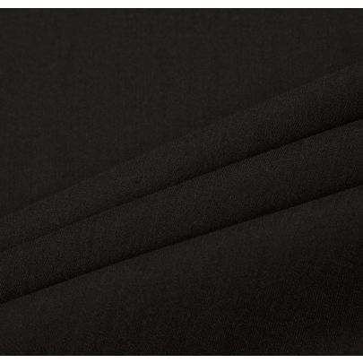 100% Wool Black Fabric