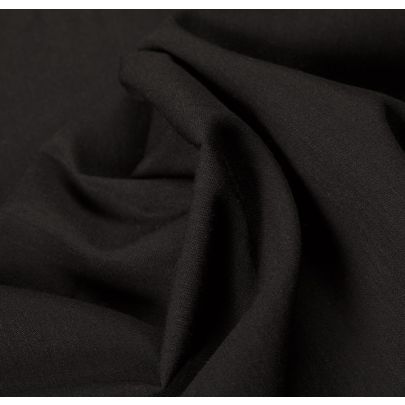 100% Wool Black Fabric