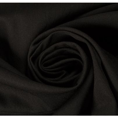 100% Wool Black Fabric