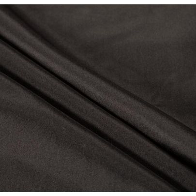 100% Silk Satin Black Fabric