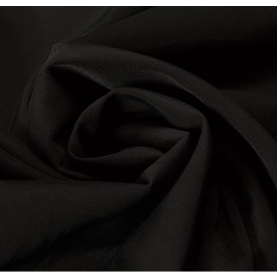 Polyamide Elastane Black Fabric