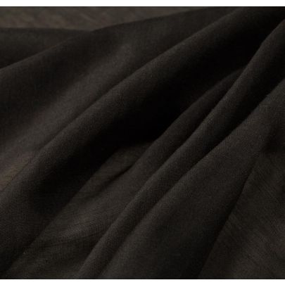 Cotton Voile Black Fabric