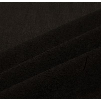 100% Silk Georgette Black Fabric