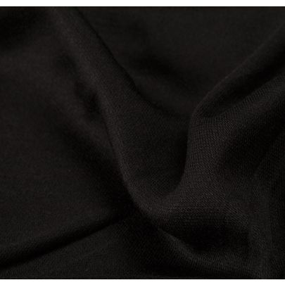 Rayon Elastane Black Fabric
