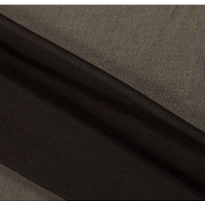 100% Silk Georgette Black Fabric