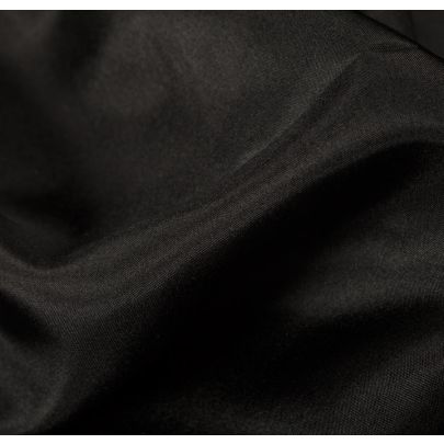 100% Silk Black Fabric