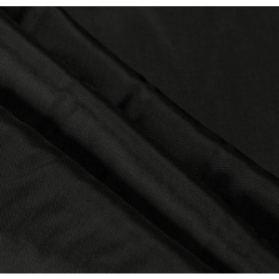 100% Lining Acetate Black Fabric (sold as 2m piece)