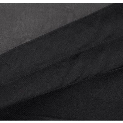 Silk Organza Black Fabric
