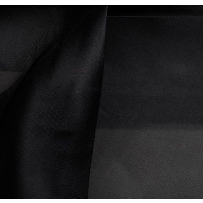 Silk Organza Black Fabric
