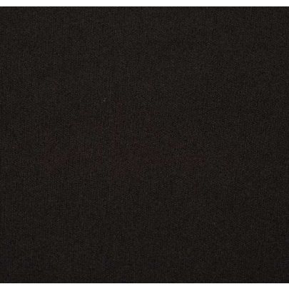 Poly Interlock Black Fabric