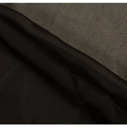 100% Silk Black Fabric