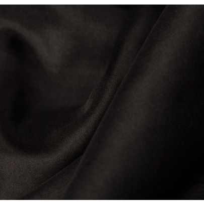 100% Silk Black Fabric