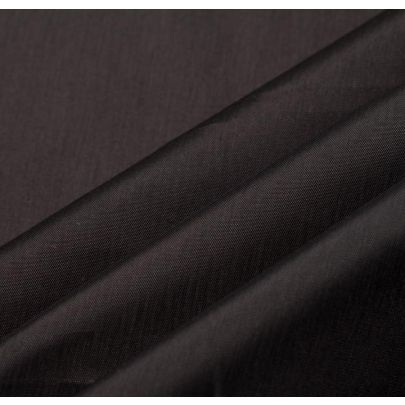 100% Silk Black Fabric