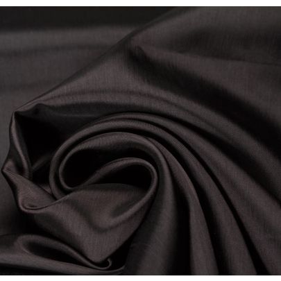 100% Silk Black Fabric