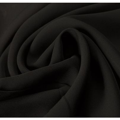 100% Polyester Black Fabric