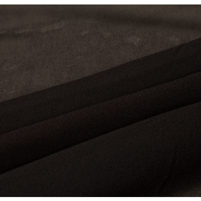 100% Silk Black Fabric