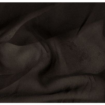 100% Silk Black Fabric