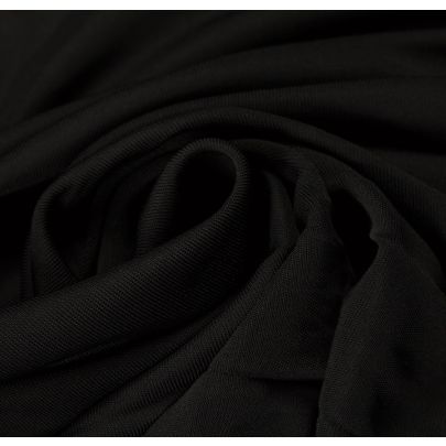 100% Viscose Black Fabric