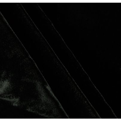 Rayon Velvet Black Fabric
