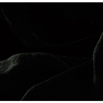 Rayon Velvet Black Fabric