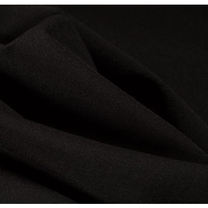 Polyamide Elastane Black Fabric