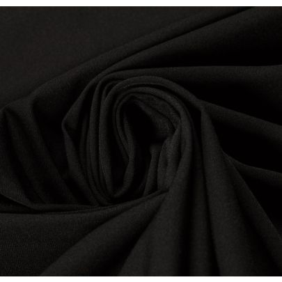 Polyamide Elastane Black Fabric