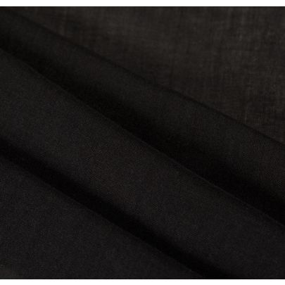 100% Cotton Black Fabric