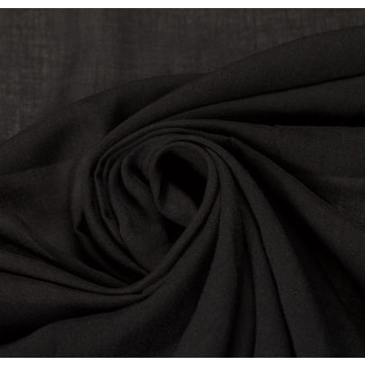 100% Cotton Black Fabric