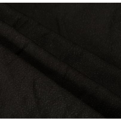 Solbiati - 100% Cotton/Metallic Black Fabric