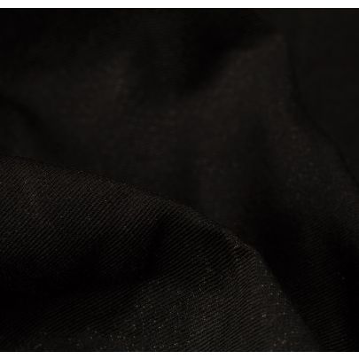 Solbiati - 100% Cotton/Metallic Black Fabric