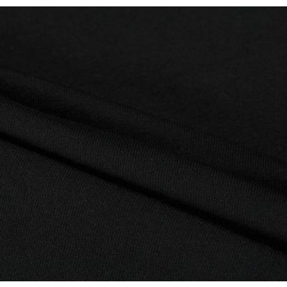 Cotton Jersey Black Fabric