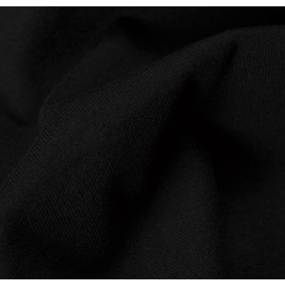 Cotton Jersey Black Fabric