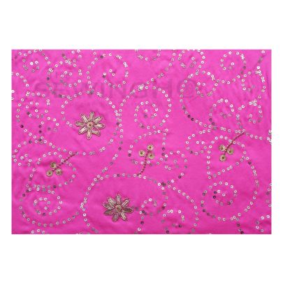 Aimee Embroidery - spiral designed needlework with metal wires, sequins and beads