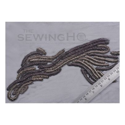 Alena Metal Embroidery - curling effect and unique use of metal wires