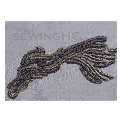 Alena Metal Embroidery - curling effect and unique use of metal wires