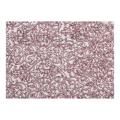 Ariana Whitework Embroidery - whitework highlighted with caramel brown shade