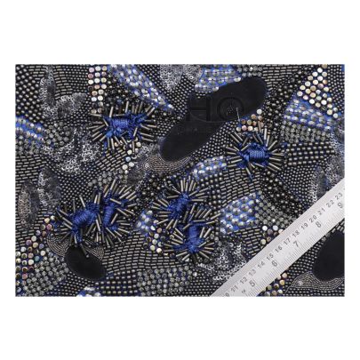 Aysia Fusion Embroidery - fusion of beauty with silk thread and an array of shimmering metal beads