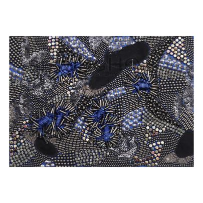Aysia Fusion Embroidery - fusion of beauty with silk thread and an array of shimmering metal beads