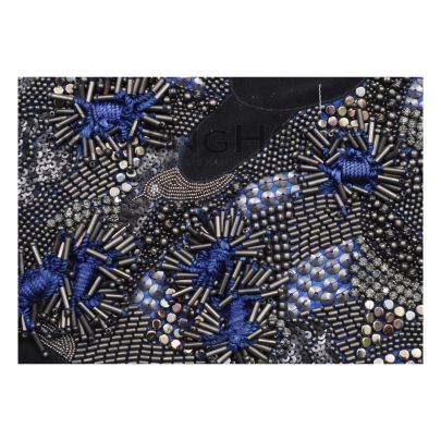 Aysia Fusion Embroidery - fusion of beauty with silk thread and an array of shimmering metal beads