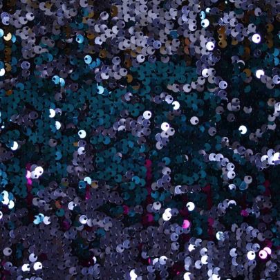 100% Polyester Mesh with rainbow Sequin Embellishments